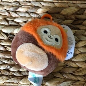 Squishmallows: Robb the orangutan 3.5” clip